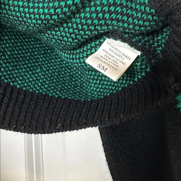 Dressed in Lala Rawr T-Rex Jacquard Cardigan black green SzS/M - Picture 8 of 9